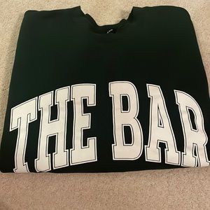 THE BAR - Hunter green crewneck - XL